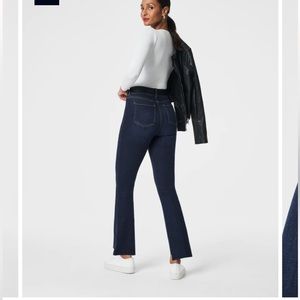 Step hem kick flare jeans